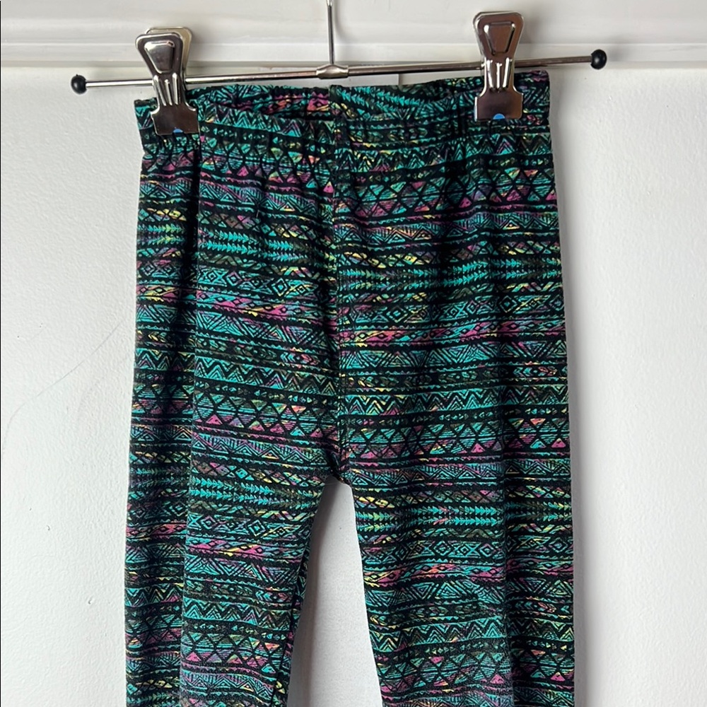 SWEETLEGS Kids Colorful Geometric Pattern Leggings